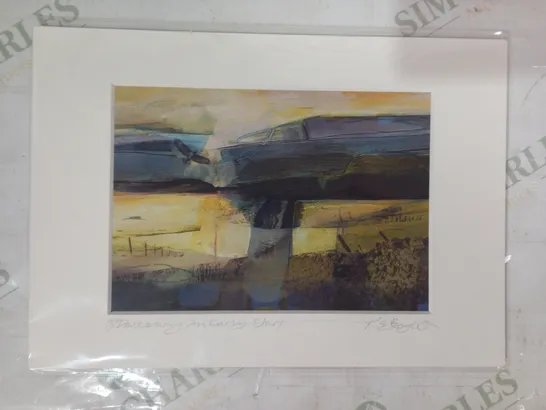 KATE BOYCE SIGNED ARTWORK - DALESWAY, AN EARLY START