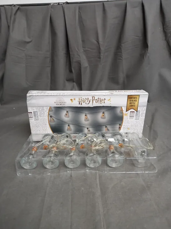 BOXED HARRY POTTER LED GLASS BOTTLE LIGHTS 