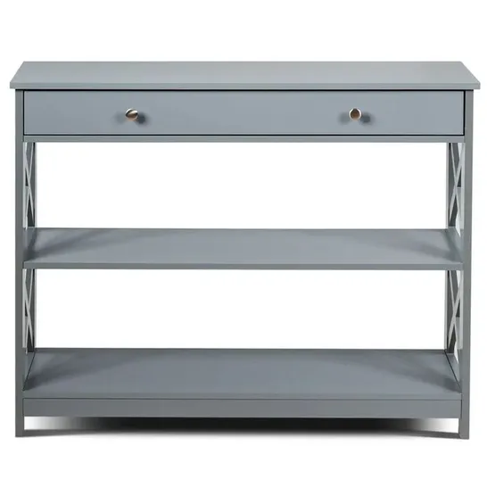 BOXED VINELAND 100CM CONSOLE TABLE GREY