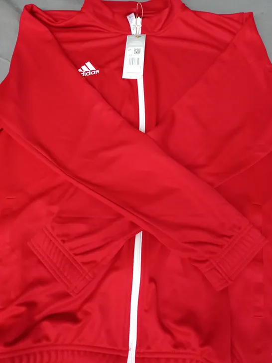 ADIDAS AEROREADY JACKET IN RED SIZE 2XL