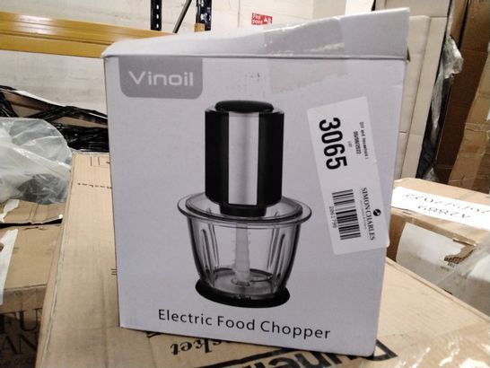 BOXED VINOIL ELECTRIC FOOD CHOPPER 