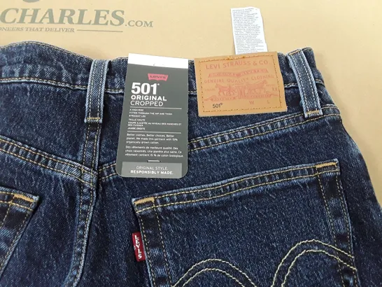 LEVIS 501 ORIGINAL CROPPED JEANS - 27X28