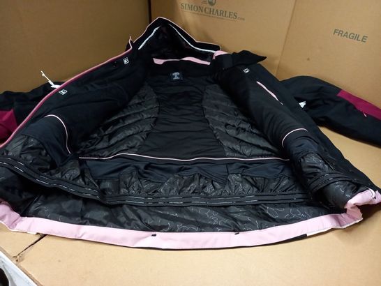 DARE2B BEETROOT/BLACK IMMERSIVE WINTER SPORTS JACKET - SIZE 14