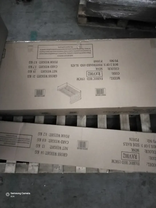 PALLET OF 150CM FULL BEDSET 3 BOXES 