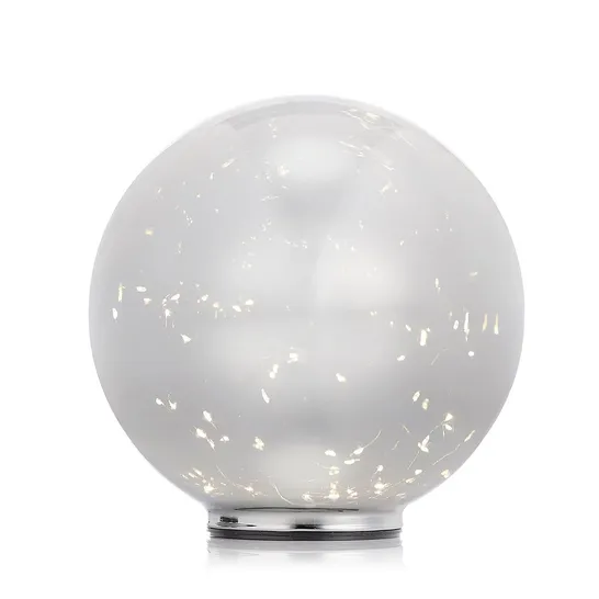 K BY KELLY HOPPEN EXTRA LARGE INDOOR OUTDOOR PRELIT GLASS DECOR SPHERE