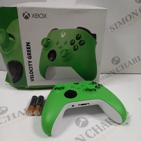 BOXED XBOX VELOCITY GREEN WIRELESS CONTROLLER 