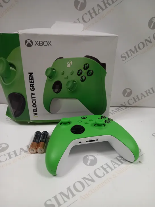 BOXED XBOX VELOCITY GREEN WIRELESS CONTROLLER 