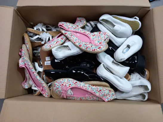 APPROXIMATELY 12 ASSORTED KIDS PAIRS OF SHOES IN VARIOUS COLOURS, STYLES, AND SIZES