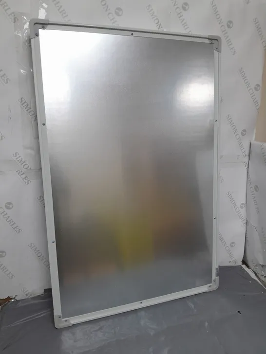 BOXED WHITEBOARD APPROXIMATELY 90CM X 60XM 