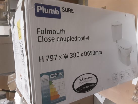 FALMOUTH CLOSE COUPLED TOILET H 797 X W 380 X D650MM