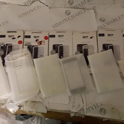 BOXED ASSORTMENT OF SIX WEATHERPROOF MOBILE PHONE COVERS, FOR VARIOUS MODELS