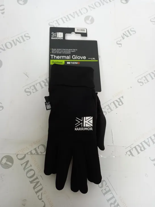 KARRIMOR THERMAL GLOVES SIZE L/XL