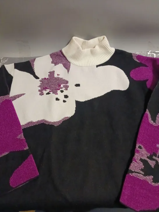 WYNNE COLLECTION LADIES FLORAL JUMPER PLUMBERRY SIZE LARGE