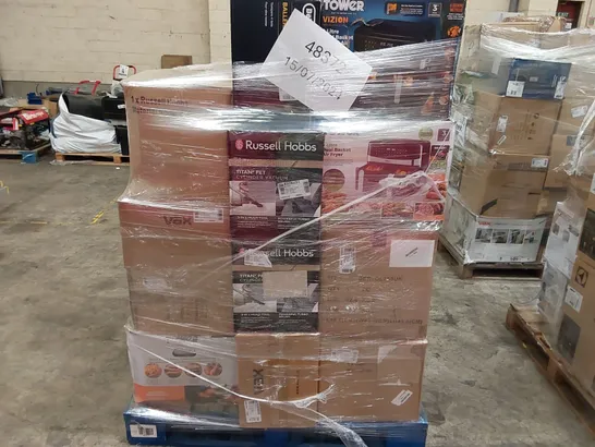 PALLET OF APPROXIMATELY 22 UNPROCESSED RAW RETURN HOUSEHOLD AND ELECTRICAL GOODS TO INCLUDE;