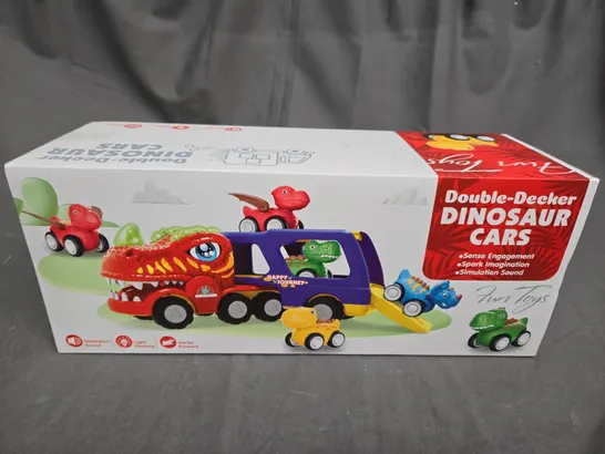 DOUBLE-DECKER DINOSAUR CARS