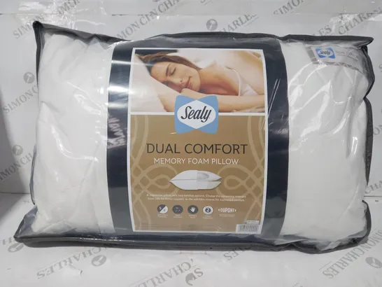 SEALY DUAL COMFORT MEMORY FOAM PILLOW