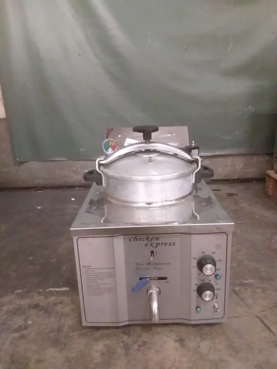 CHICKEN EXPRESS MULTI PURPOSE PRESSURE FRYER 15L MODEL: MDXZ-16