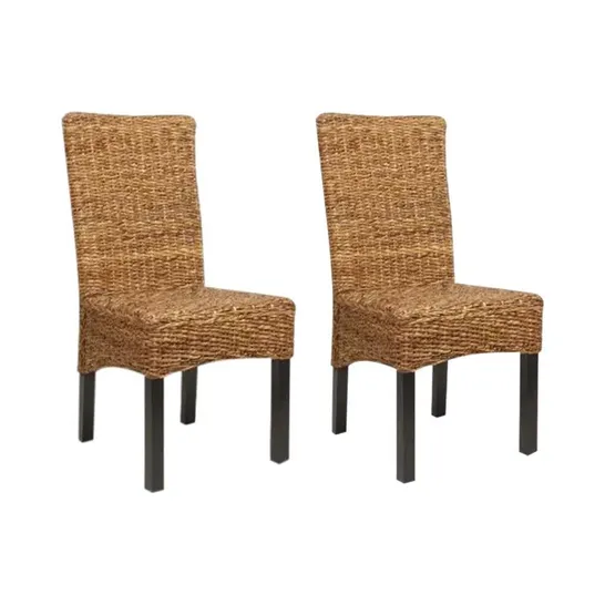 BOXED ROYCROFT DINING CHAIR IN BROWN - SET OF 2 (1 BOX)