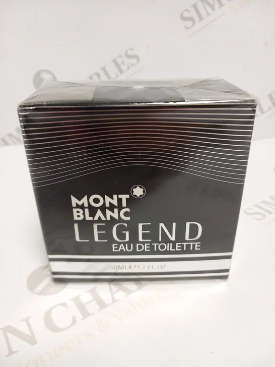 BOXED AND SEALED MONT BLANC LEGEND EAU DE TOILETTE 50ML