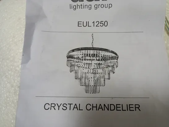 DAR LIGHTING CRYSTAL CHANDELIER