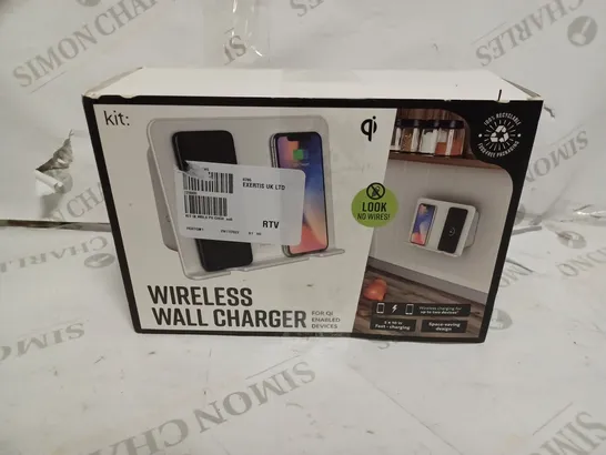 KIT WIRELESS WALL CHARGER - WHITE