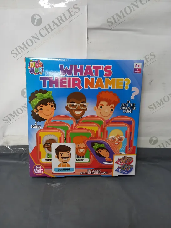 BOXED LOT OF 10 KID'S HUB WHAT'S THEIR NAME? FACE ELIMINATION GAME