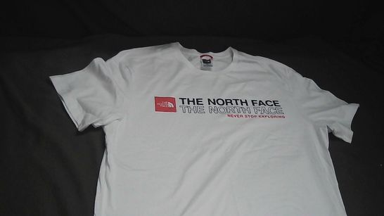 THE NORTH FACE WHITE T-SHIRT MEDIUM