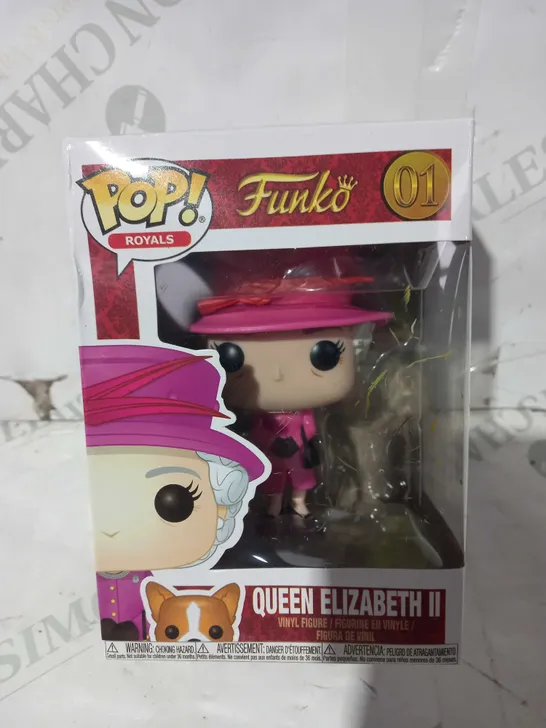 FUNKO POP ROYALS 01 - QUEEN ELIZABETH II VINYL FIGURE