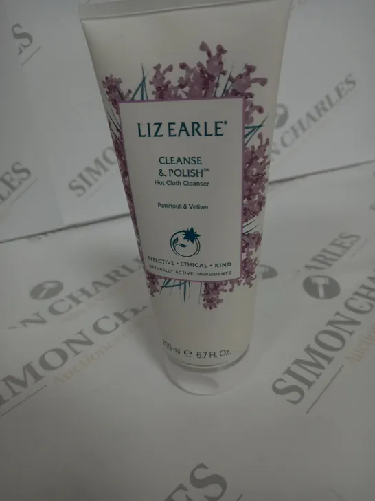 LIZ EARLE PATCHOULI AND VETIVER CLEANSE AND POLISH HOT CLOTH CLEANSER - 200ML