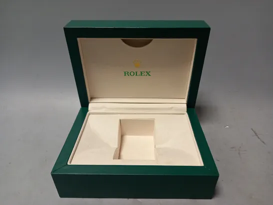 ROLEX GENEVE SUISSE WATCH BOX IN GREEN