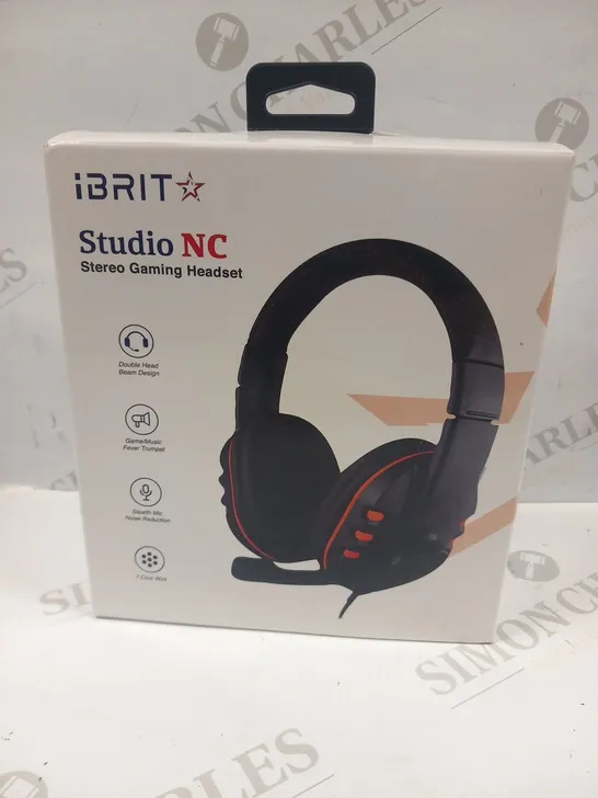 BOXED IBRIT STUDIO NC STEREO HEADSET