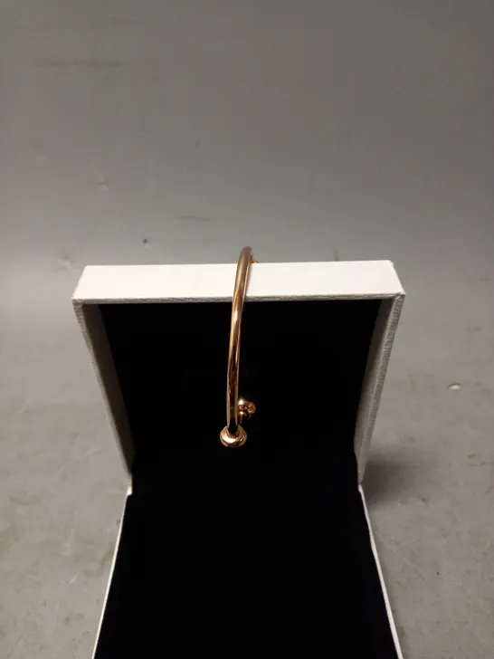 BOXED PANDORA ROSE GOLD BANGLE 