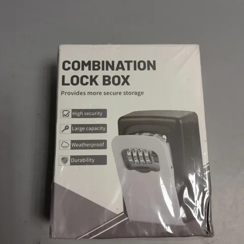 BOXED COMBINATION LOCK BOX CH-801 GREY