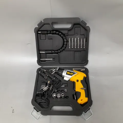 BOXED WOLF 3.6V CORDLESS SCREWDRIVER KIT