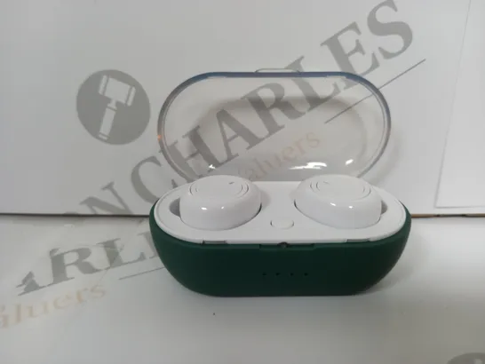 TRUE WIRELESS EARBUDS IN WHITE