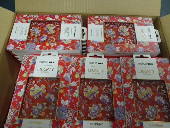 LOT OF 76 X TECH21 PURE PRINT LIBERTY LONDON IPHONE XS MAX CASE - CHRISTELLE RED