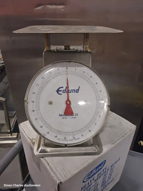 BOXED EDLUND HEAVY DUTY FOOD SCALES HD-25 upto 25lb