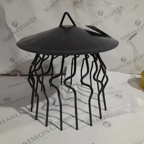 ROUND TOWER BIRD GUARD WITH CANOPY IN BLACK
