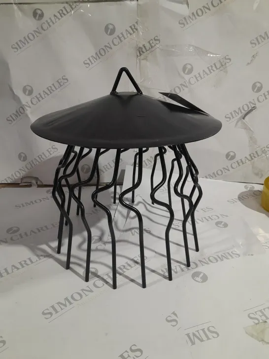 ROUND TOWER BIRD GUARD WITH CANOPY IN BLACK