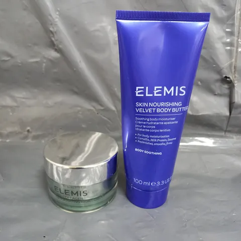 ELEMIS SKIN NOURISHING VELVET BODY BUTTER AND PRO-COLLAGEN OXYGENATING NIGHT CREAM