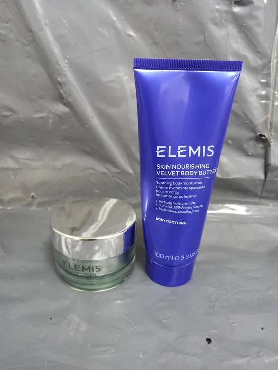 ELEMIS SKIN NOURISHING VELVET BODY BUTTER AND PRO-COLLAGEN OXYGENATING NIGHT CREAM