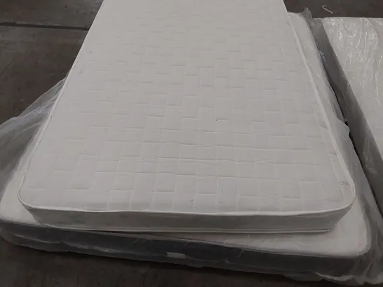 BIBEAU DEEP QUILTED HYBRID OPEN COIL 4FT SMALL DOUBLE MATTRESS