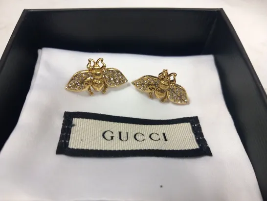 BOXED GUCCI BEE EARINGS