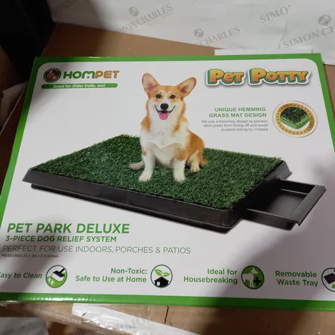 BOXED HOMPET PET PARK DELUXE DOG TRAINING TRAY