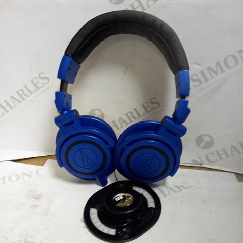 AUDIO-TECHNICA ATH-M50XBB LIMITED EDITION PROFESSIONAL STUDIO MONITOR HEADPHONES, BLUE