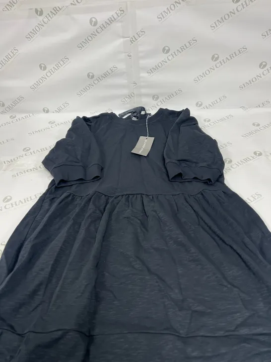 OLIVER BONAS TIE BACK SWEAT DRESS IN BLUE SIZE 14