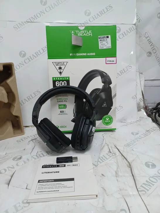 BOXED TURTLE BEACH STEALTH 600 GEN 2 MAX WIRELESS GAMING HEADSET