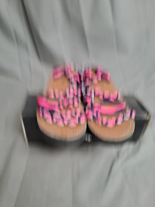 BOXED LOT OF APPROX. 9 PAIRS OF WANNA SANDALS. VARIOUS STYLES, COLOURS AND SIZES