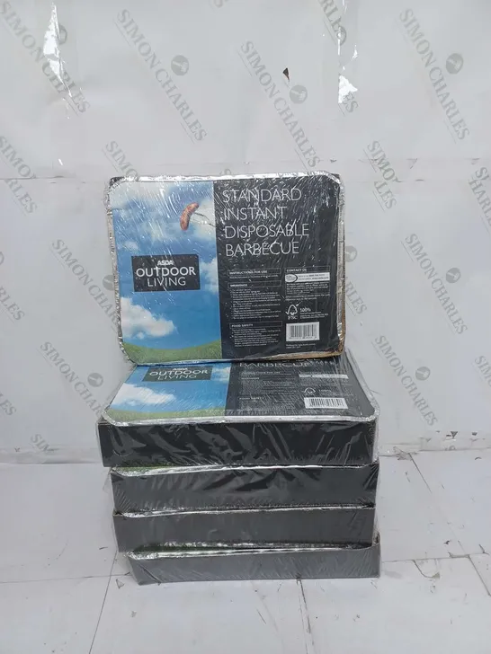 BOX OF APPROX 6 ASDA STANDARD INSTANT DISPOSABLE BARBECUE