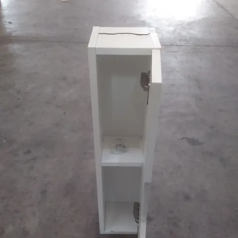 2 TIER SLIM BATHROOM CABINET - WHITE